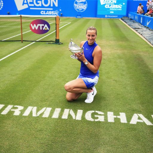 Kvitova wins Birmingham title