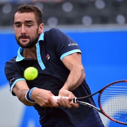 Cilic romps through at Queen's