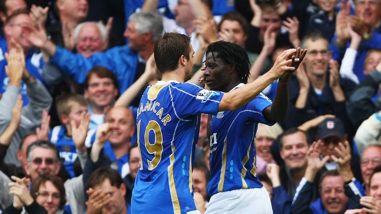 Benjani scored a hat-trick against Reading in a pulsating 7-4 victory in 2007.