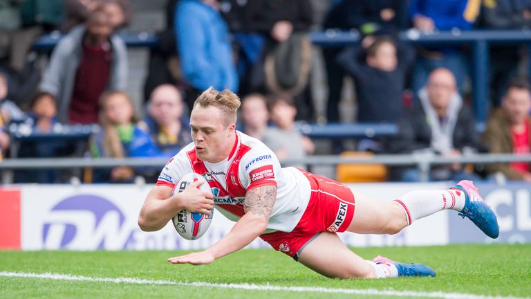 Adam Swift crossed for the first try of the match