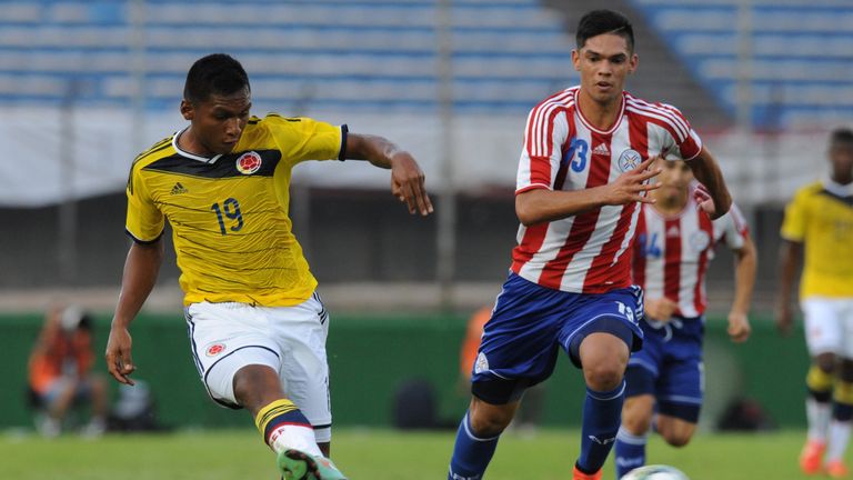 Alfredo Morelos has represented Colombia up to under-20 level