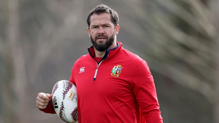 2017 Lions Tour To New Zealand.British & Irish Lions Captain's Run, FMG Stadium, Hamilton, New Zealand 19/6/2017.Defence coach Andy Farrell .