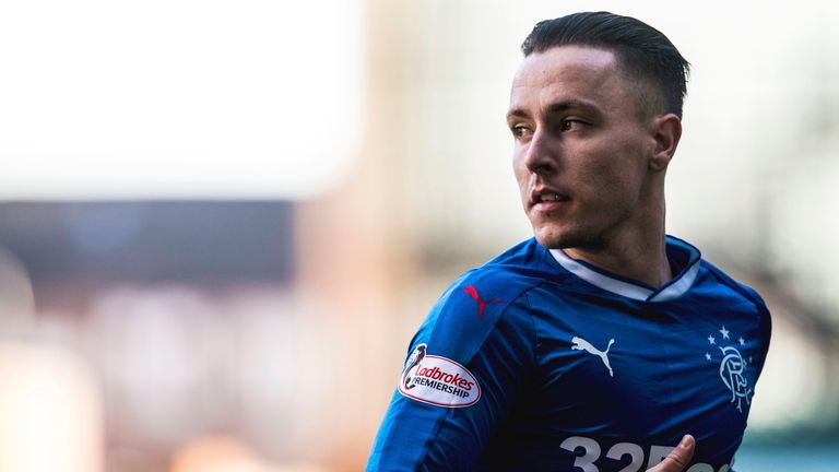 Barrie McKay will not feature for Rangers on Thursday 