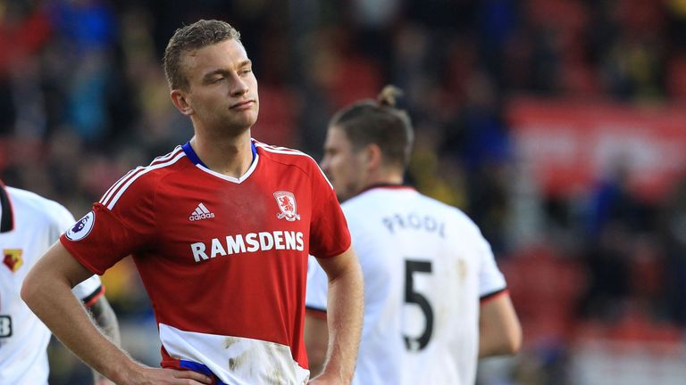 Ben Gibson endured a frustrating Premier League season with Middlesbrough