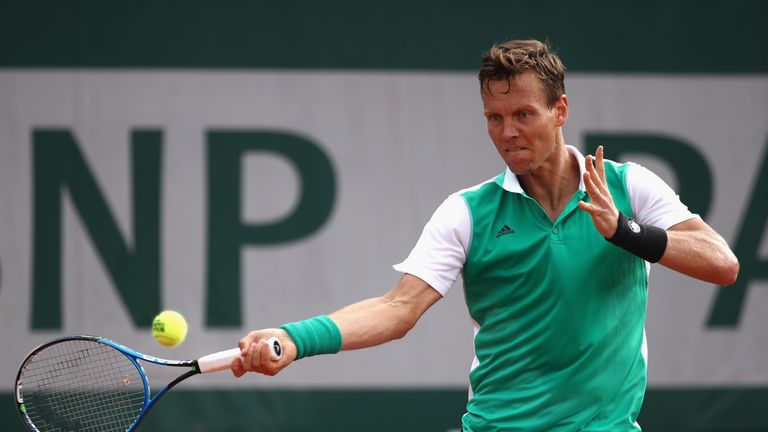 Thomas Berdych suffered an early defeat to Karen Khachanov in the second round at Roland Garros
