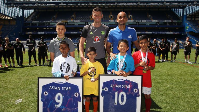 LONDON, ENGLAND - JUNE 03: Asian Star event at Stamford Bridge on June 3, 2017 in London, England. (Photo by Chelsea/Chelsea FC via Getty Images)