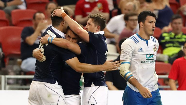Scotland produced an impressive display to see off Italy