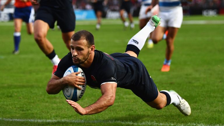 Danny Care crosses for the match-winning try