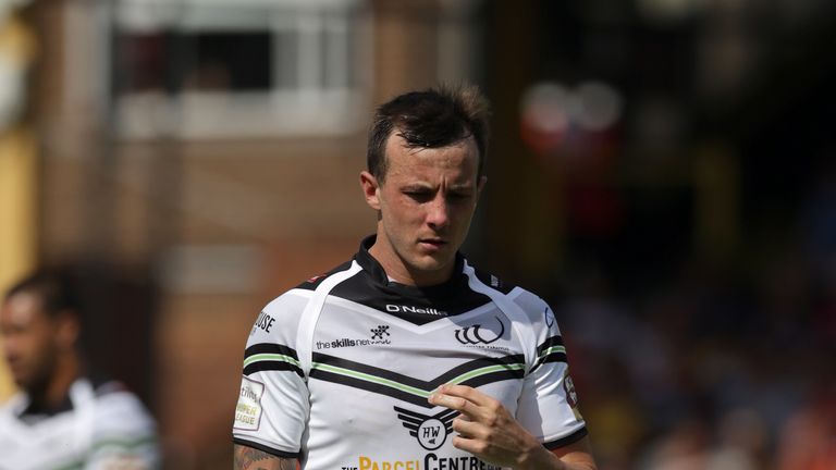 CASTLEFORD, ENGLAND - JULY 5:  Danny Craven of Widnes Vikings in action during the First Utility Super League match between Castleford Tigers and Widnes Vi