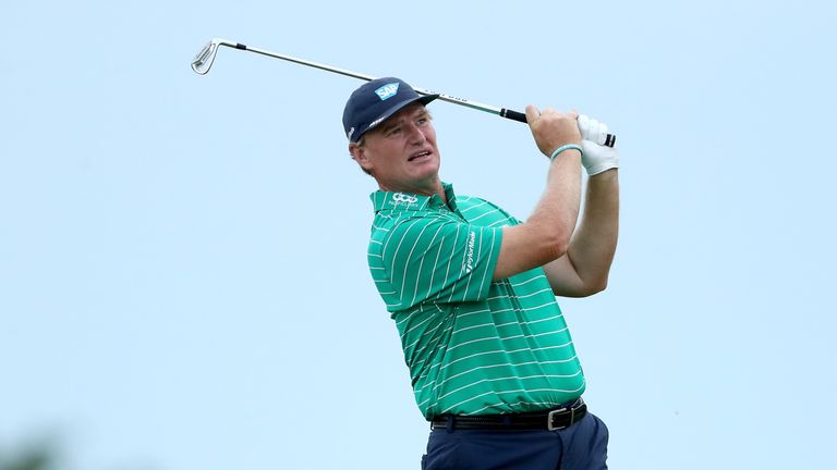 during the second round of the 117th US Open Championship at Erin Hills on June 16, 2017 in Hartford, Wisconsin.