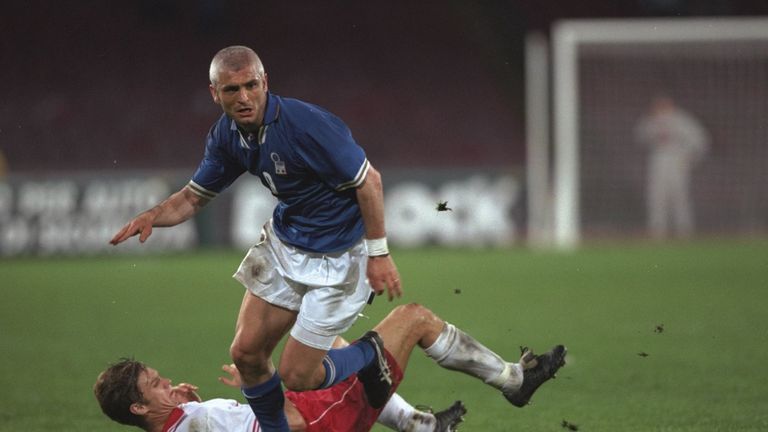 Fabrizio RAVANELLI - International matches for Italy. - Italian