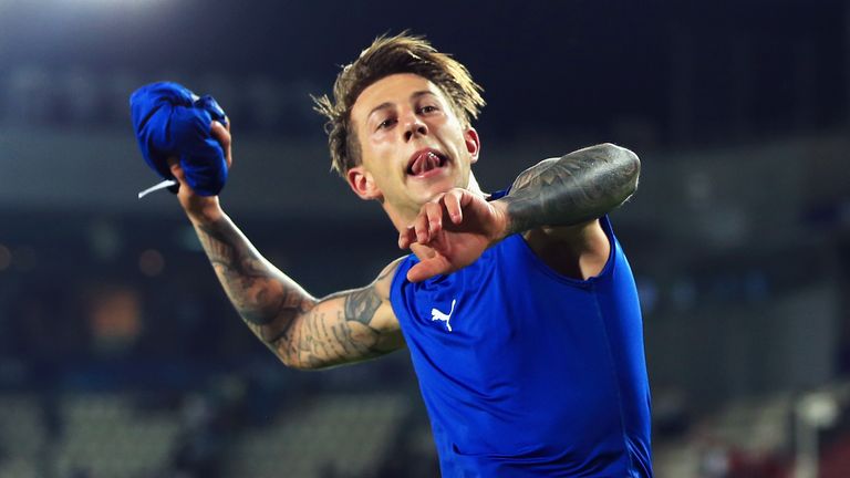 KRAKOW, POLAND - JUNE 24:  Federico Bernardeschi of Italy celebrates victory after the 2017 UEFA European Under-21 Championship Group C match between Italy