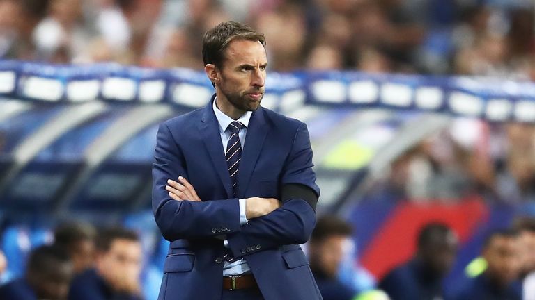 Gareth Southgate during the International Friendly between France and England at Stade de France in Paris