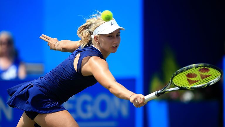 Daria Gavrilova overcame Katerina Siniakova in Birmingham