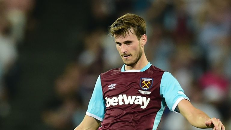 Havard Nordtveit in action for West Ham