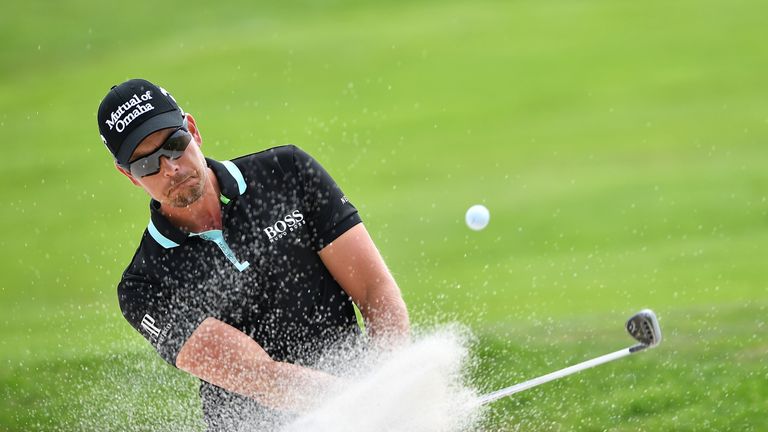 Henrik Stenson of Sweden in action during the second round of The Nordea Masters at Barseback Golf & Country Club