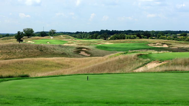 hole at Erin Hills Golf Course the venue for the 2017 US Open Championship on August 29, 2016 in Erin, Wisconsin.
