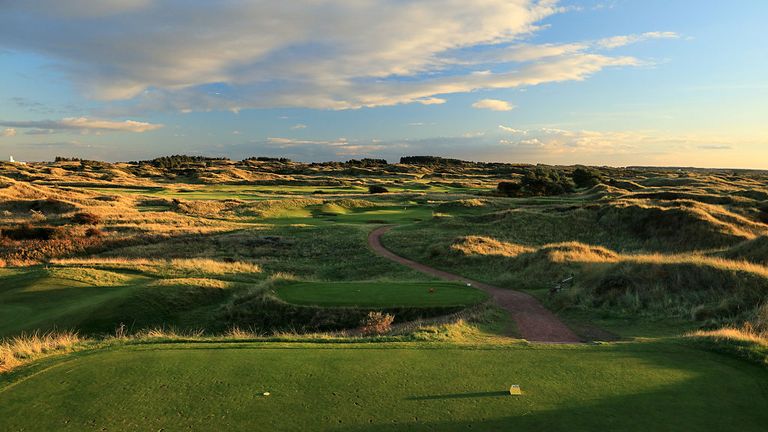  The 173 yards par 3, seventh hole at Royal Birkdale Golf Club, the host course for the 2017 Open Championship on October 10, 2016  in Southport, England. 