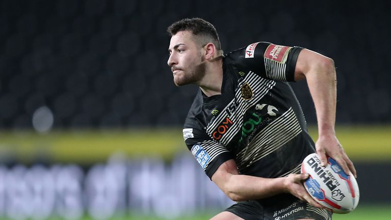 Rugby League - Betfred Super League - Hull FC v Catalans Dragons - KC Stadium, Kingston upon Hull, England -.Jake Connor of Hull FC