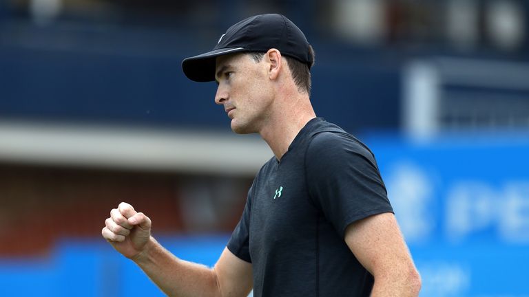 Jamie Murray joked it was nice to 'take over for the year' after brother Andy was knocked out of the singles early on