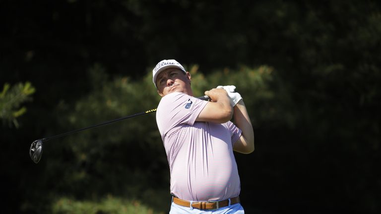 Jason Dufner during the second round of the Memorial Tournament
