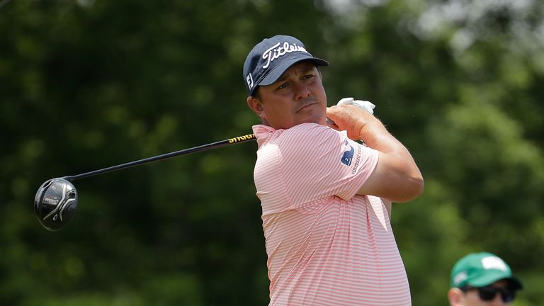 Jason Dufner during the final round of the Memorial Tournament at Muirfield Village Golf Club 
