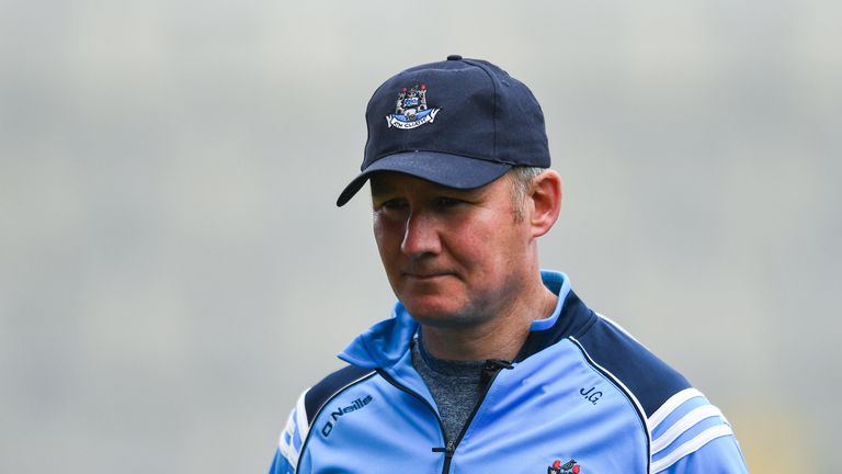 Dublin manager Jim Gavin ahead of the Leinster GAA Football Senior Championship Semi-Final match between Dublin and Westmeath at Croke Park in Dublin