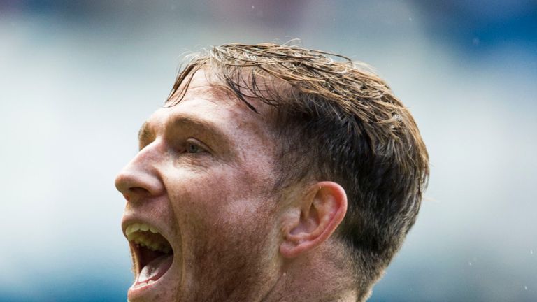 Joe Garner quits the blue of Rangers for the blue shirts of Ipswich Town