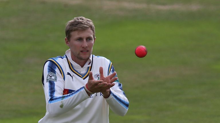 LEEDS, ENGLAND - JUNE 26:  Joe Root of Yorkshire during the Specsavers County Championship Division One match between Yorkshire and Surrey at Headingley on