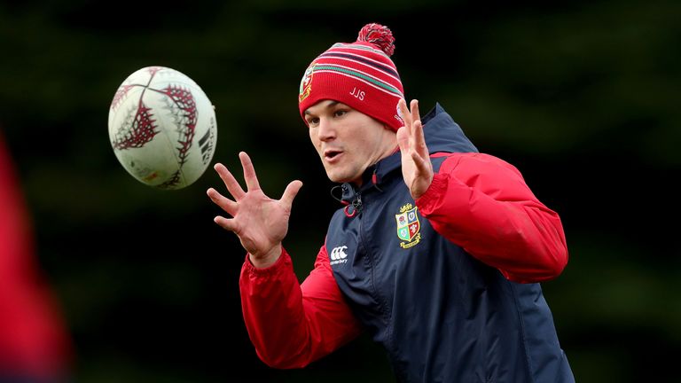 2017 British & Irish Lions Tour To New Zealand.British & Irish Lions Captain's Run, Porirua Park, Auckland, New Zealand 30/6/2017.Jonathan Sexton