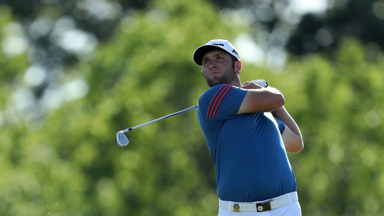 during the second round of the 117th US Open Championship at Erin Hills on June 16, 2017 in Hartford, Wisconsin.