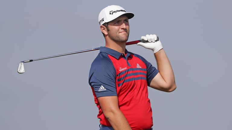 HARTFORD, WI - JUNE 15:  Patrick Reed of the United States reacts to his shot from the 13th tee during the first round of the 2017 U.S. Open at Erin Hills 