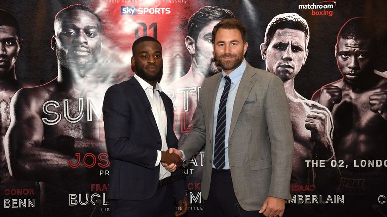 Joshua Buatsi and Eddie Hearn