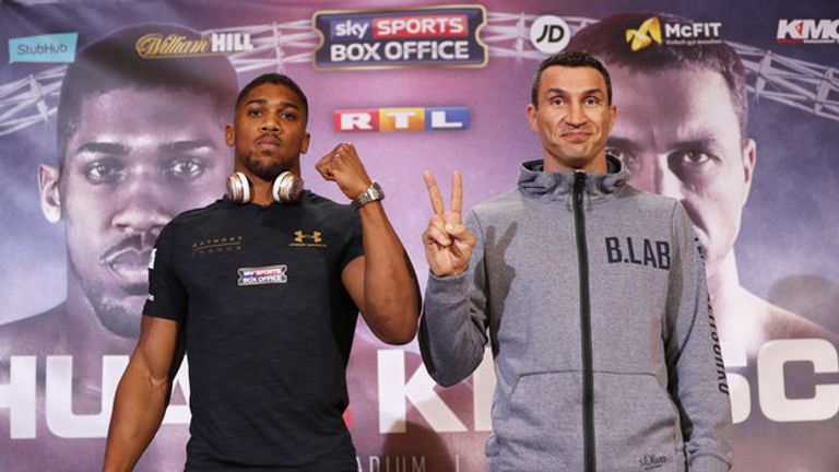 Vegas could be the venue for the next Joshua-Klitschko bout