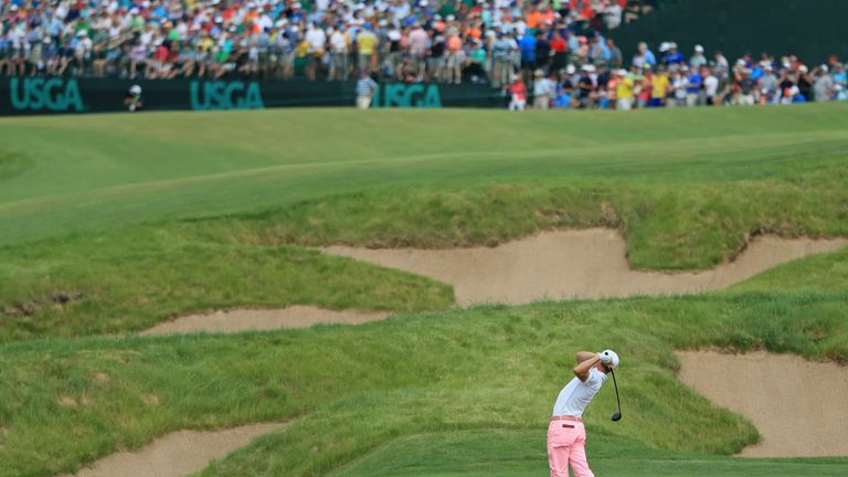 The world No 13 drilled a 300-yard three-wood to eight feet on the final hole
