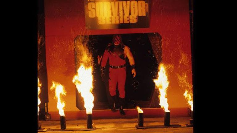 Kane's walked through fire and brimstone in WWE for almost 20 years.