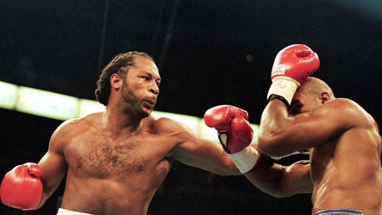Lennox Lewis finally got the victory over Evander Holyfield in their rematch