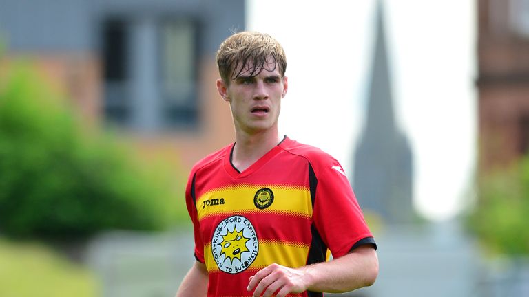 GLASGOW, SCOTLAND - JULY 25 : Liam Lindsay of Patrick Thistle in action during a pre season friendly match between Patrick Thistle FC and Rotherham United 
