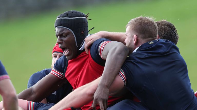 Maro Itoje will be a big presence for the Lions on Wednesday
