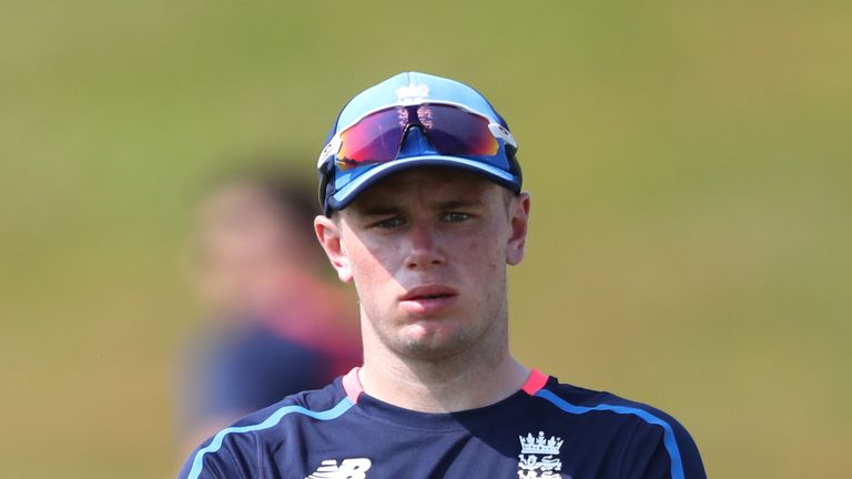 England Mason Crane during the nets session at The Ageas Bowl, Southampton, ahead of first ODI against South Africa