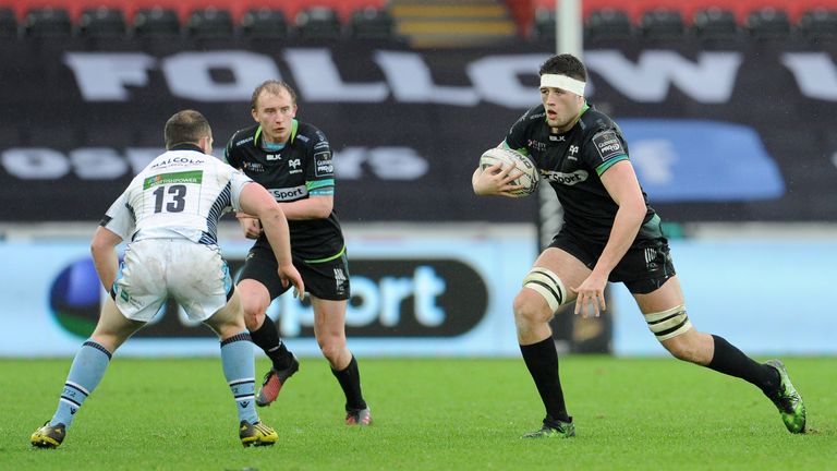Ospreys' Rory Thornton will make his international debut on Friday at Apia Park