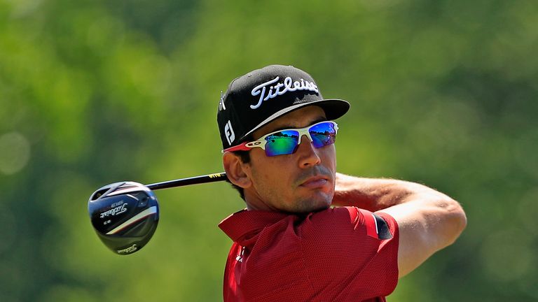 MEMPHIS, TN - JUNE 10:  Rafa Cabrera Bello of Spain tees off on the second hole during round three of the FedEX St. Jude Classic at the TPC Southwind on Ju