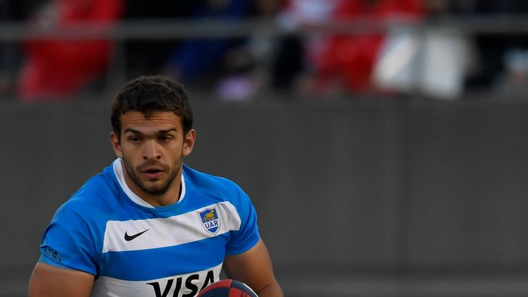 TOKYO, JAPAN - NOVEMBER 05:  Ramiro Moyano #23 of Argentina in action during the international friendly match between Japan and Argentina at Prince Chichib