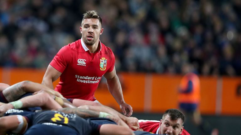 Lions Tour To New Zealand 2017, Forsyth Barr stadium, Dunedin, New Zealand 13/6/2017.Highlanders vs British & Irish Lions.Lions' Rhys Webb