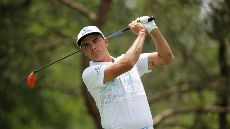 Rickie Fowler during the third round of the Memorial Tournament at Muirfield Village Golf Club