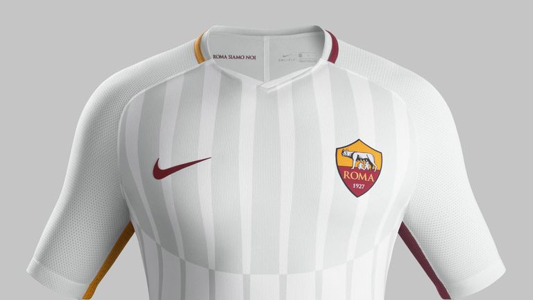 The new AS Roma Away Kit Jersey for 2017-18 (credit: Nike)