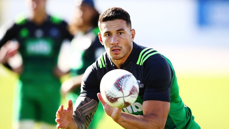 Sonny Bill Williams has been named in the Blues side to face the Lions