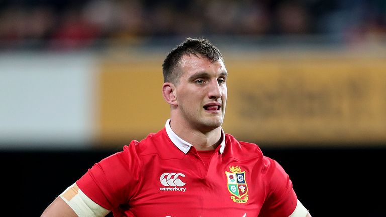 Lions Tour To New Zealand 2017, Forsyth Barr stadium, Dunedin, New Zealand 13/6/2017.Highlanders vs British & Irish Lions.Lions' Sam Warburton.