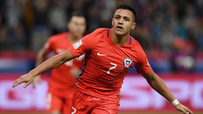 Chile's forward Alexis Sanchez