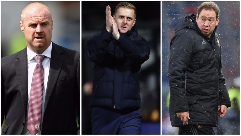 Sean Dyche Garry Monk Leonid Slutsky